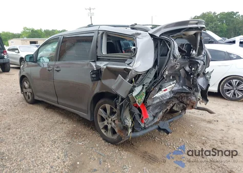2012 Toyota Sienna Se 8 Passenger from USA, damaged, VIN 5TDXK3DC2CS235211